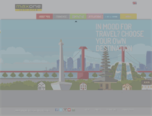 Tablet Screenshot of maxonehotels.com